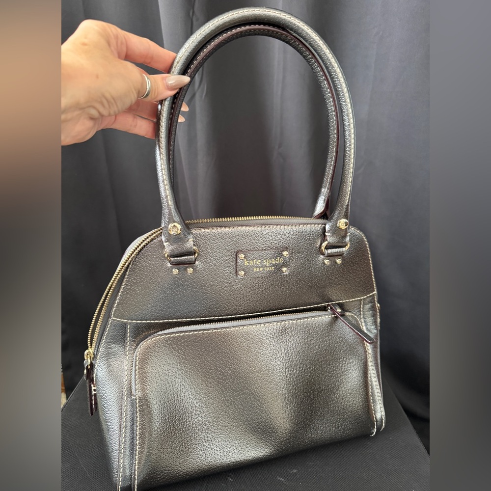 Vintage Kate Spade bag - pewter